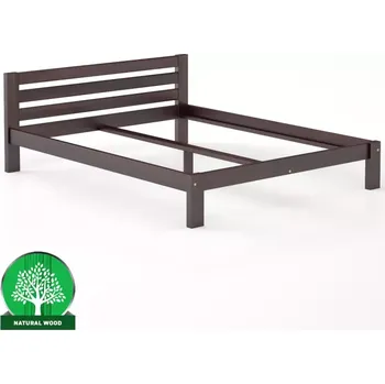 Ložnicová sestava Postel borovicová LK105–160x200 ořech