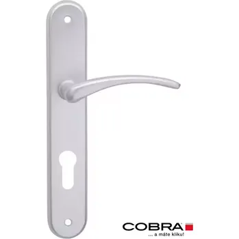 Dveřní kování Klika EMA PZ72 stříbrná