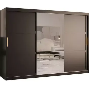 Předsíňová stěna Skříň Amiro 2 250 černý/černý