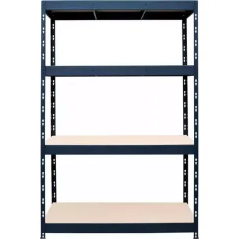 Dílenský regál Regál bezšroubový modrý Stabil 180x150x60 cm 400 kg