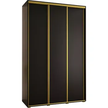 Předsíňová stěna Skříň 45 Canaris 1 170 černá/gold
