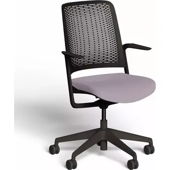 Kancelářská sestava Otáčecí židle WITHME CSE11 šedá