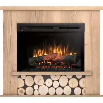 Elektrický krb Tula 26 ořech světlý