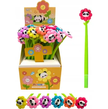 LINER GELOVÝ PROPISKA KVĚTINA SEDMIKRÁSKA PANDA MEDVÍDEK S MEDVÍDKEM