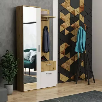 Předsíňová stěna Předsíňová Stěna Justus Bílý/Artisan