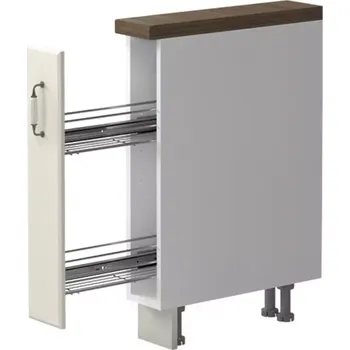 Kuchyňská skříňka Evergreen R-15-1K/4 ivorymat