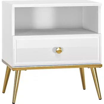 Ložnicová sestava Nocni Stolek Goldin 07 bílá