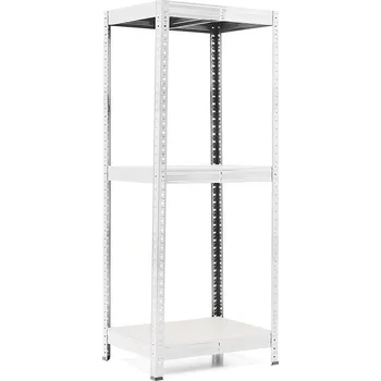 regál Policový regál Trestles RH 1200x600x400, nosnost 1050 kg, 3 police Barva: pozink, Provedení police: bílá MDF 5 mm