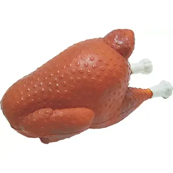 Hračka grilované kuře latex 13 cm