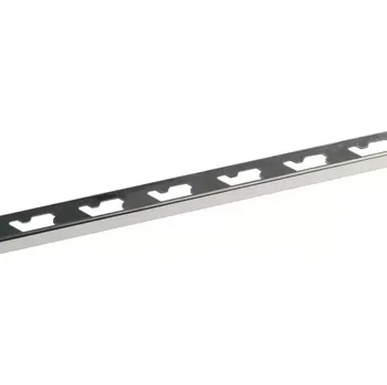 Stavební profil Lišta Edge S-steel Superpolished 2500/23/10 mm