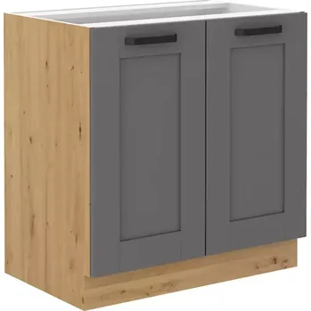 Kuchyňská skříňka Kuchyňská skříňka Luna dustgrey/artisan 80D 2F BB