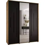 Skříň 45 Canaris 13 190 artisan/černá/černá