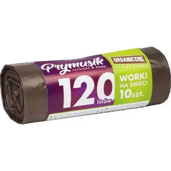 Pytle na odpadky Pytle na odpadky hnědá Prymusik 120l 10ks organické