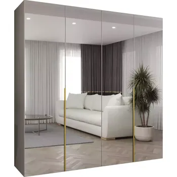 Předsíňová stěna Skříň Alicante III 200 kašmír/zlatá