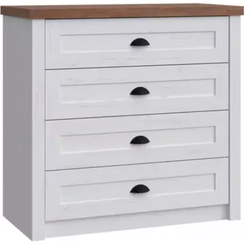 Komoda Komoda Prowansja 90cm Borovice Andersen/Dub Lefkas Tmavý K4