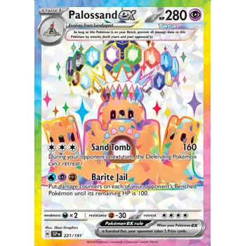 Karetní hra Pokémon Pallosand ex 221/191 - Surging Sparks