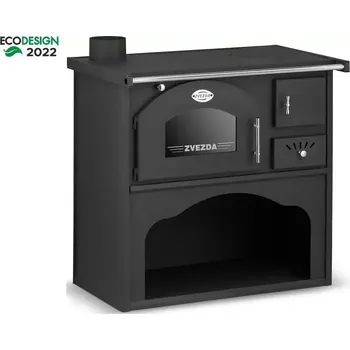 Sporák na tuhá paliva Kuchyňská kamna Zvezda Classic GF 5,7kW levá Eco