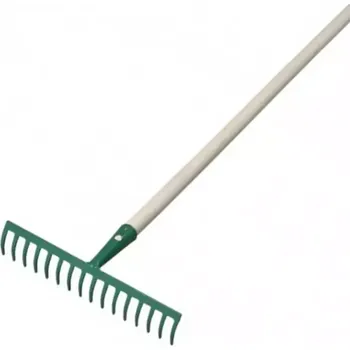 Hrábě Hrábě 16 hroté kovové s násadou