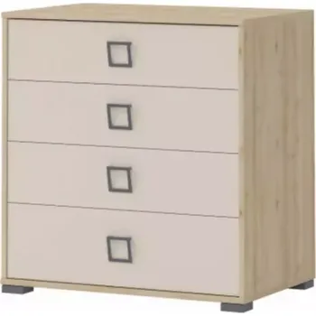 Dětský pokoj Komoda Kiki F4-BK/KI-01 beech/sand