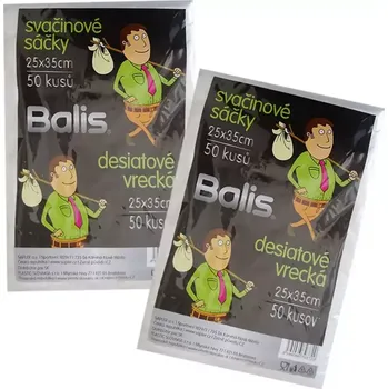 kempingová skříňka Svačinový sáček 28020 25 x 35 cm 6 mic. čirý Balis 50 ks