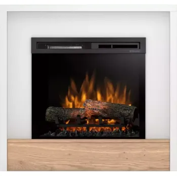 Elektrický krb Klar 23 bílá/dub světlý