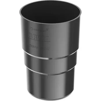 Střecha Spojka svodu 90 mm Bryza černá