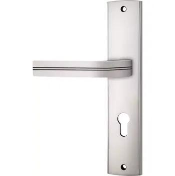 Vchodové dveře Klika Madge Z5 WB72 nikl perla ľevá