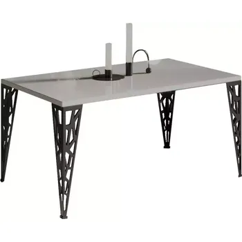 Obývací stěna Konferenční stolek Monza 100 bílý lesk