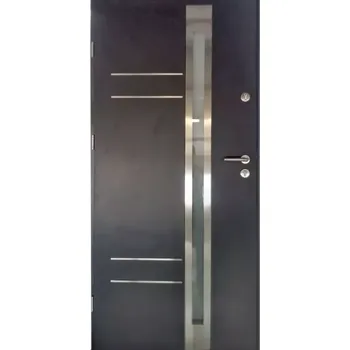 Vchodové dveře Vchodové dveře Monaco 90L 77mm antracit otevírání ven