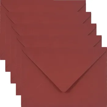 Obálka Ozdobné obálky B6 Burano Bordeux bordó - 25 Ks.