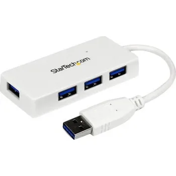 USB hub Rozbočovač USB ST4300MINU3W, standard: USB 3.0, počet portů USB: 4 USB, typ USB: USB A StarTech.com