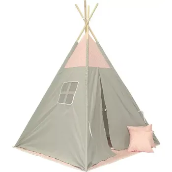 Dětský pokoj Teepee stan hvězdičky růžový