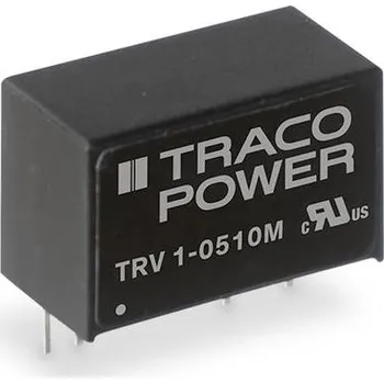 Měnič napětí TracoPower TRV 1-0521M DC/DC měnič napětí do DPS 100 mA 1 W Počet výstupů: 2 x Obsah 1 ks