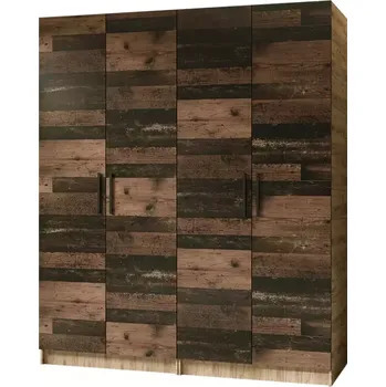 Ložnicová sestava Skříň 2x Gold 2D dub craft zlatá/old style