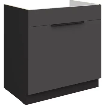 Kuchyňská skříňka Aria GR/BL Anti Fingerprint 80zl 1s Bb