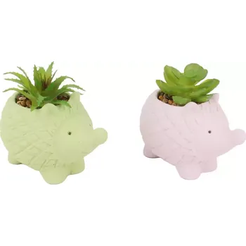 umělá květina Umělá rostlina v květináči 10x12cm mix 98896