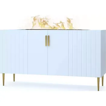 Elektrický krb Prins 1000 baby blue