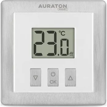 Samostatný bezdrátový termostat Auraton Heat Monitor, bílá