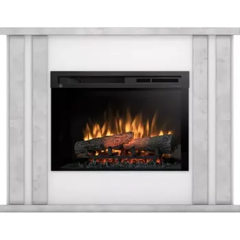 Elektrický krb Kelso 28 bílá/beton
