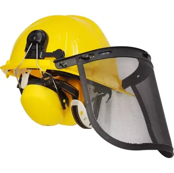 Pracovní přilba Ochranná přilba - přední štít se sluchátky 02-06004