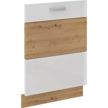 Dvířka pro vestavnou myčku Artisan ZM 713X596, bílá/ dub artisan