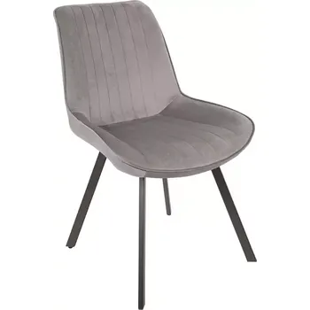 Jídelní set Židle Verti tmavá šedá