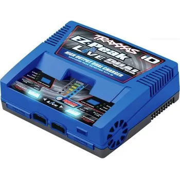 RC vybavení Traxxas EZ-Peak Live Dual modelářská nabíječka, 26 A, Li-Pol, NiMH, Minus-Delta-U odpojení , rozpoznání baterie , kontrola teploty
