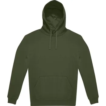 Pánská mikina Pánská mikina s kapucí Hoodie s bavlnou 80% Barva: Khaki, Velikost: XS