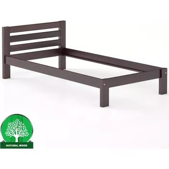 Ložnicová sestava Postel Borovice Lk127–100x200 ořech