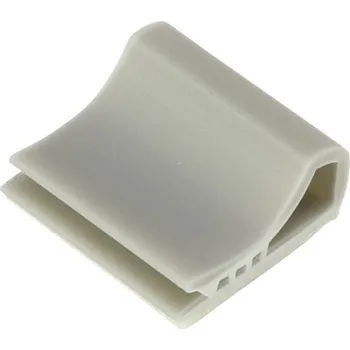 Organizace kabelů TRU COMPONENTS úchytka TC-6645720 pro plochý kabel světle šedá 100 ks