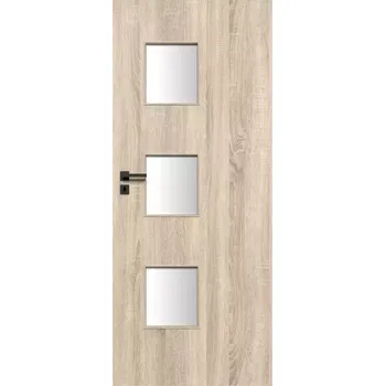 Interiérové dveře Interiérové dveře Trio 3*3 60P dub sonoma