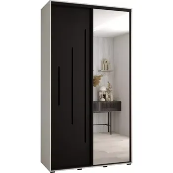 Předsíňová stěna Skříň 45 Canaris 13 140 bílá/černá/černá