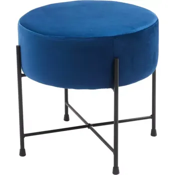 Taburet Podnožka Bob Blue Velvet 16