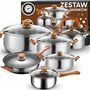 Hrnec Sada hrnců RETOO nerezová ocel 11 ks.